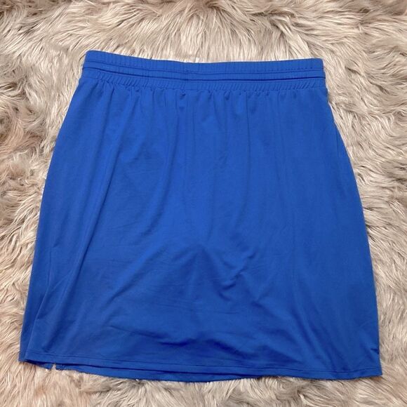 Zuda Z Cool Jersey Skort Pull-on w/ Drawstring and Pockets- Active blue - Picture 3 of 10